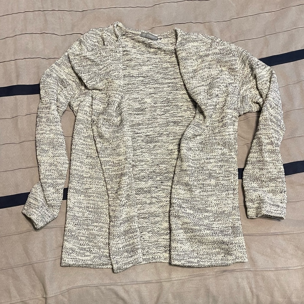 Black and white cardigan